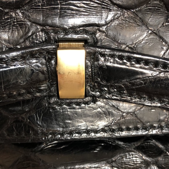 Zagliani Bag Black python leather (Authentic) - Picture 7 of 17